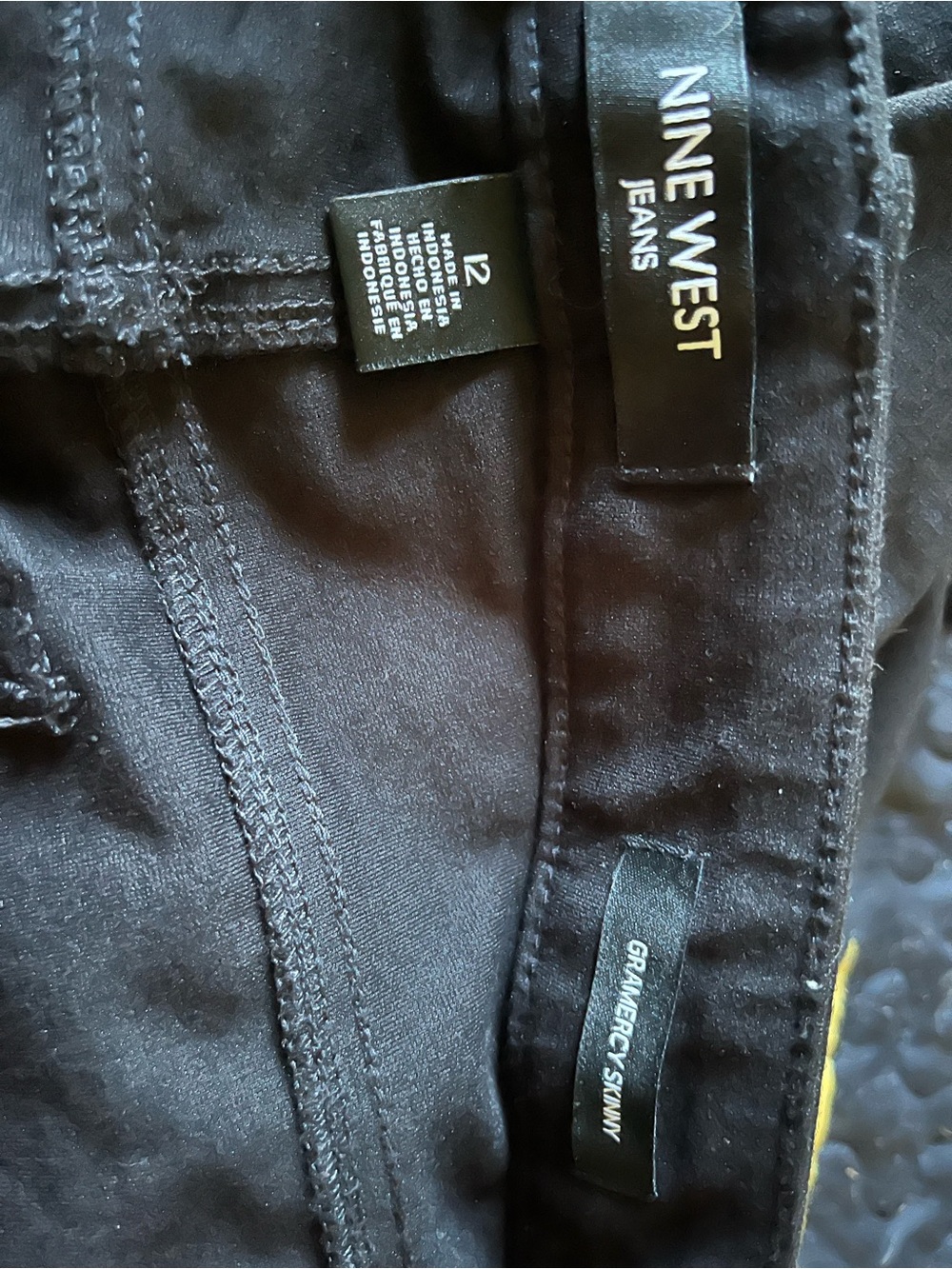Nine West Black Skinny Pants Black